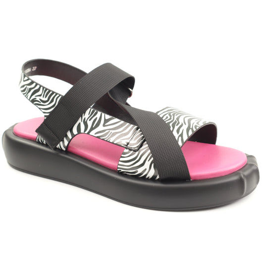 GRYXX Sandale dama H1WC80009A 47 Z BLACK/WHITE ID5438-BKW