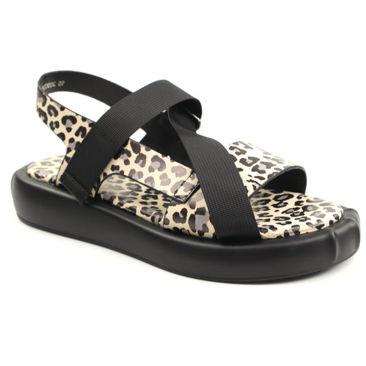 GRYXX Sandale dama H1WC80009C 45 Z BLACK/LEOPARD ID5439-BKLEO