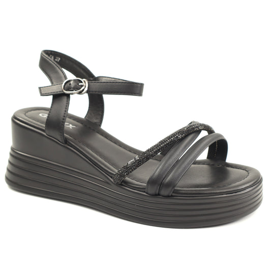 GRYXX Sandale dama piele naturala W1V1328S G11 7A 01 N BLACK ID5445-BLK