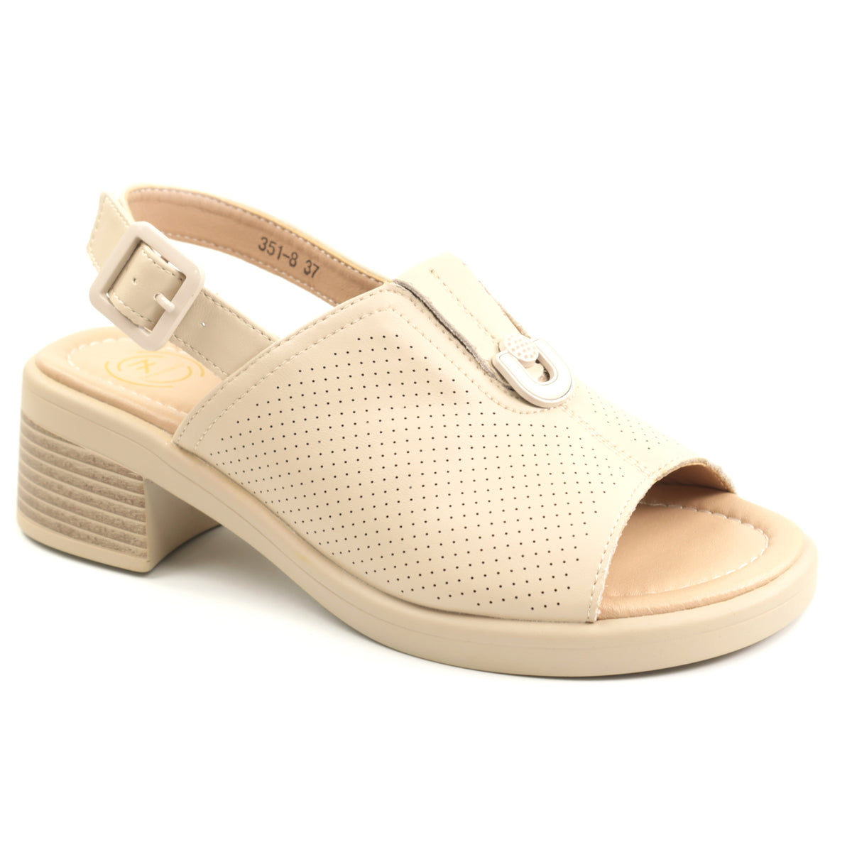 Formazione Sandale dama piele naturala 351 8 apricot ID5448-APR