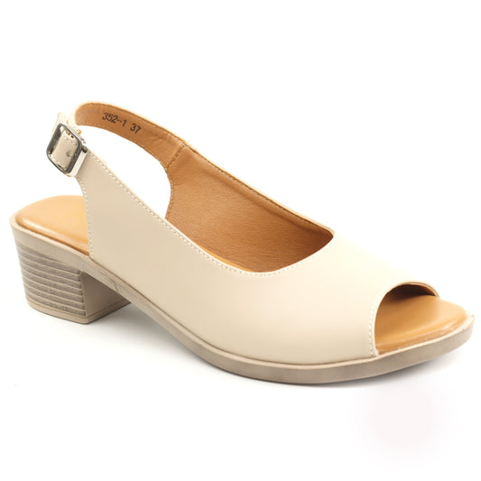 Formazione Sandale dama piele naturala 352 1 apricot ID5449-APR