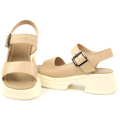Formazione Sandale dama piele naturala 2566 apricot ID5451-APR