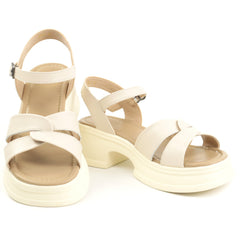 Formazione Sandale dama piele naturala 2567 CREAM ID5452-CREAM
