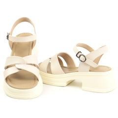 Formazione Sandale dama piele naturala 2567 CREAM ID5452-CREAM