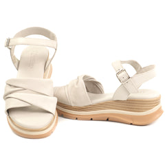 Anna Viotti Sandale dama piele naturala D45 2560 SILVER ID5454-SLV