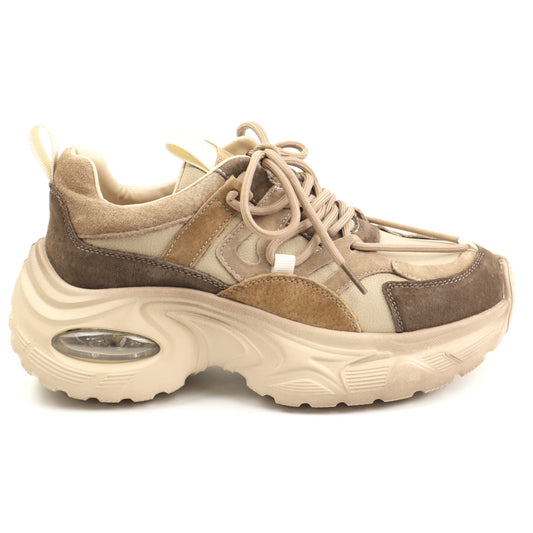 Franco Gerardo Pantofi dama piele naturala HY2122 COFFEE/YELLOW ID5460-CFYL