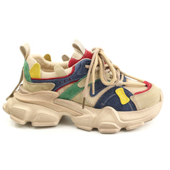 Franco Gerardo Pantofi dama piele naturala HY5782 CREAM/RED ID5463-CRR