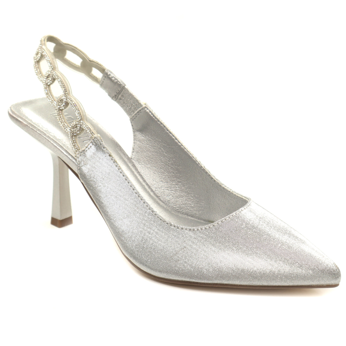 Menbur Pantofi dama decupati AM72409 argintiu ID5468-AG