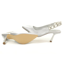 Menbur Pantofi dama decupati AM72409 argintiu ID5468-AG