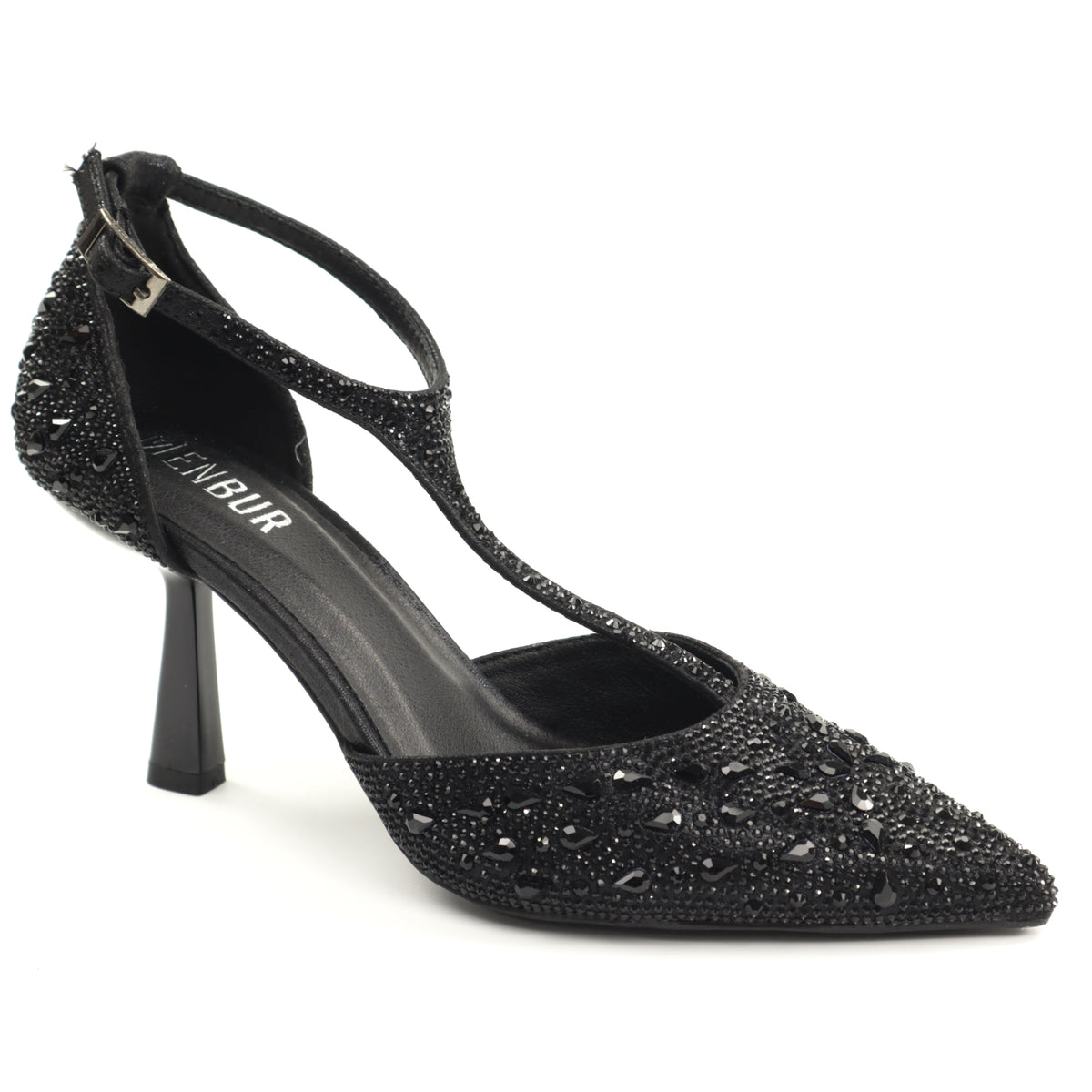 Menbur Pantofi dama AM71401 negru ID5470-NG
