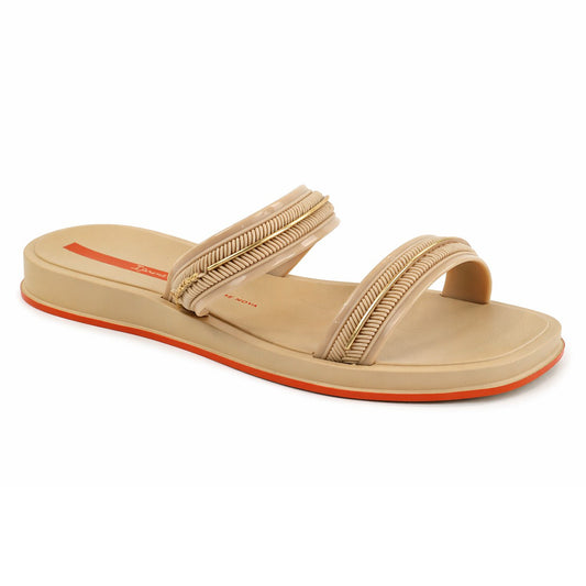 Ipanema Papuci dama GLOW SLIDE 27400 BR777 BEIGE/GOLD/ORANGE ID5478-BEGLOR