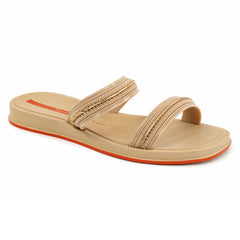Ipanema Papuci dama GLOW SLIDE 27400 BR777 BEIGE/GOLD/ORANGE ID5478-BEGLOR