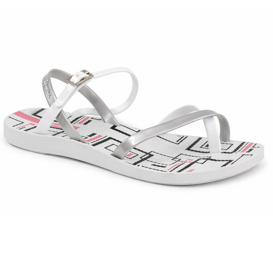 Ipanema Sandale dama FASHION SAND 82842 BL732 WHITE/BLACK/PINK ID5484-WHBKPK