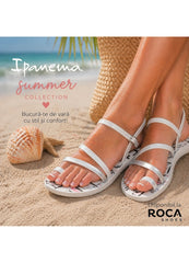 Ipanema Sandale dama FASHION SAND 82842 BL732 WHITE/BLACK/PINK ID5484-WHBKPK