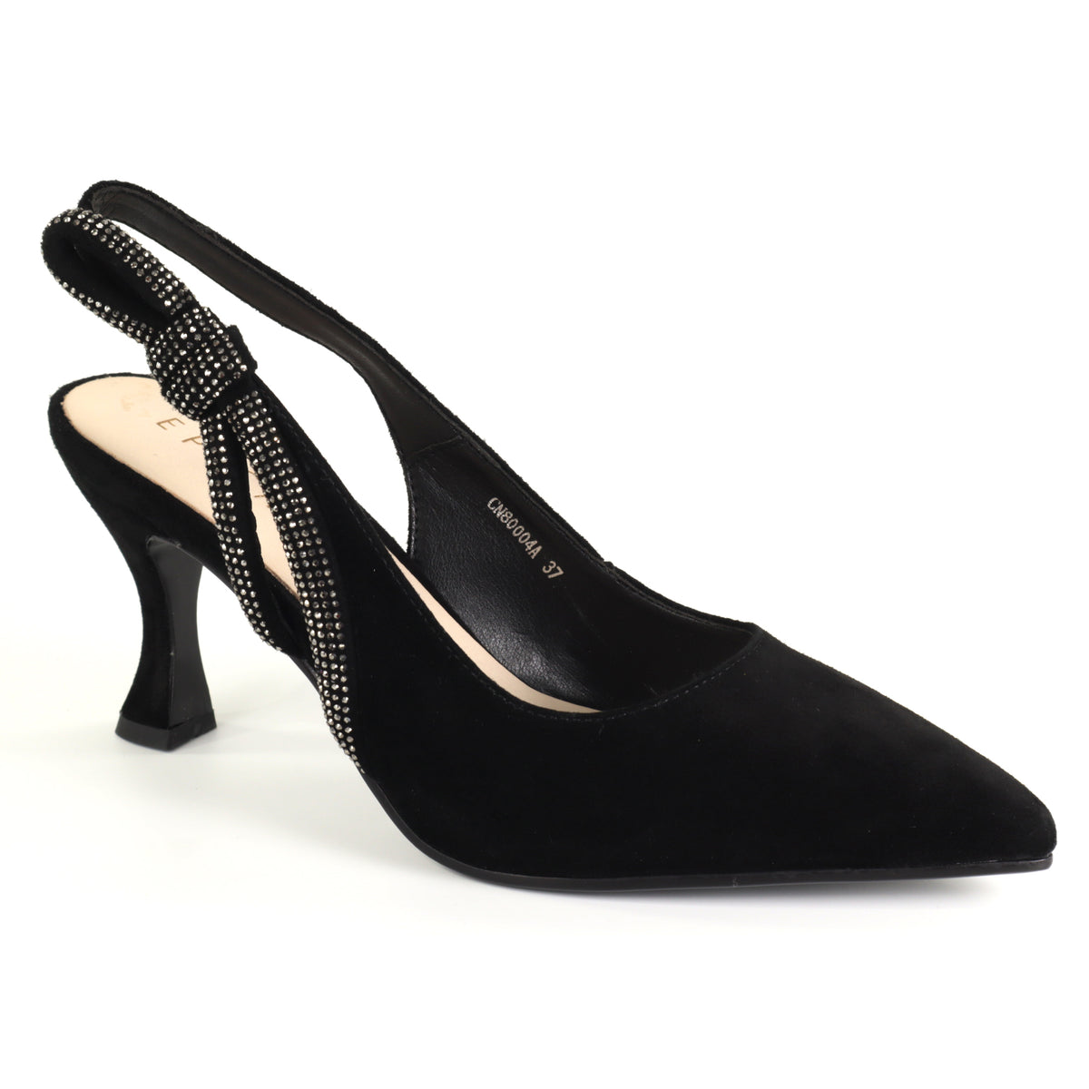 Epica Pantofi dama decupati piele naturala H3CN800004A 01 I negru ID5488-NG