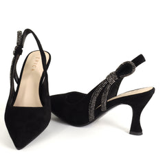 Epica Pantofi dama decupati piele naturala H3CN800004A 01 I negru ID5488-NG