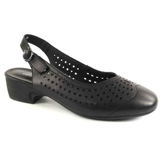 Pass Collection Pantofi dama piele naturala X4X480017D 01 N negru ID5495-NG