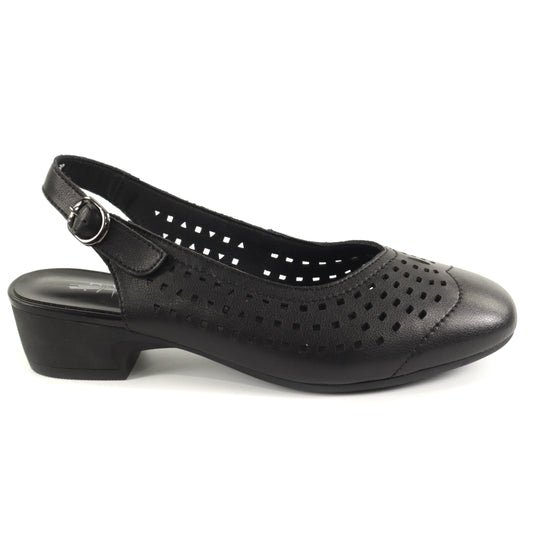 Pass Collection Pantofi dama piele naturala X4X480017D 01 N negru ID5495-NG