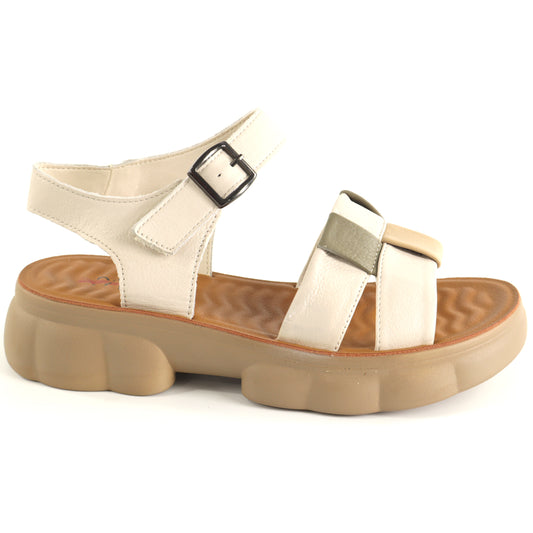 Pass Collection Sandale dama piele naturala J9J980009B 52 N crem ID5498-CRM