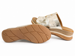 Anna Viotti Papuci dama piele naturala D22 S626 BEIGE ID5504-BEIGE
