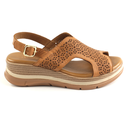 Anna Viotti Sandale dama piele naturala D22 S627 BROWN ID5505-BRN