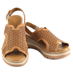Anna Viotti Sandale dama piele naturala D22 S627 BROWN ID5505-BRN