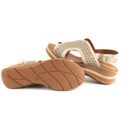 Anna Viotti Sandale dama piele naturala D22 S627 SILVER ID5505-SLV