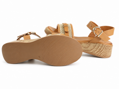 Anna Viotti Sandale dama piele naturala D58 3015  cognac ID5517-CGN