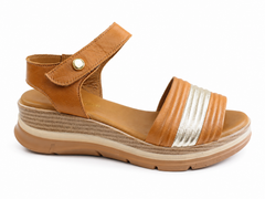 Anna Viotti Sandale dama piele naturala D22 S629 cognac ID5518-CGN