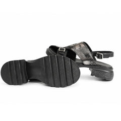 Anna Viotti Sandale dama piele naturala D22 S636 BLACK ID5519-BLK