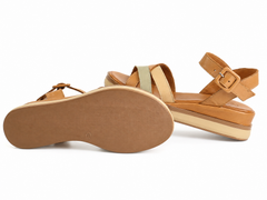 Anna Viotti Sandale dama piele naturala D58 6655 cognac ID5520-CGN