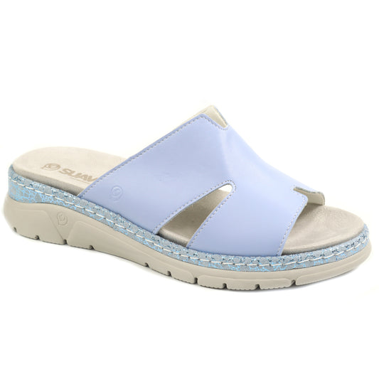 Suave Papuci dama piele naturala SU12521VT MOSTAR 41 N BLUE ID5529-BLU