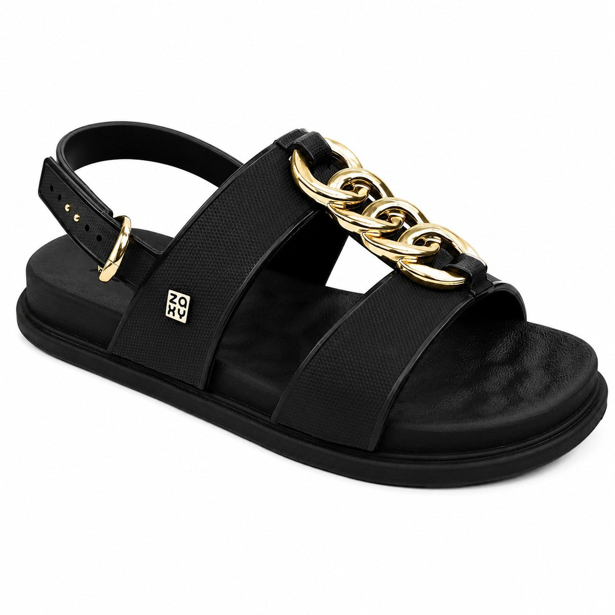 Zaxy Sandale dama GLAM SAND 19222 BR415 BLACK ID5544-BLK