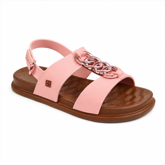 Zaxy Sandale dama GLAM SAND 19222 BS894 SOFT PINK/COFFEE BROWN ID5546-SFTBRW