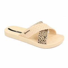 Ipanema Papuci dama SENSE SLIDE 27214 BP206 BEIGE/BLACK ID5550-BEBLK