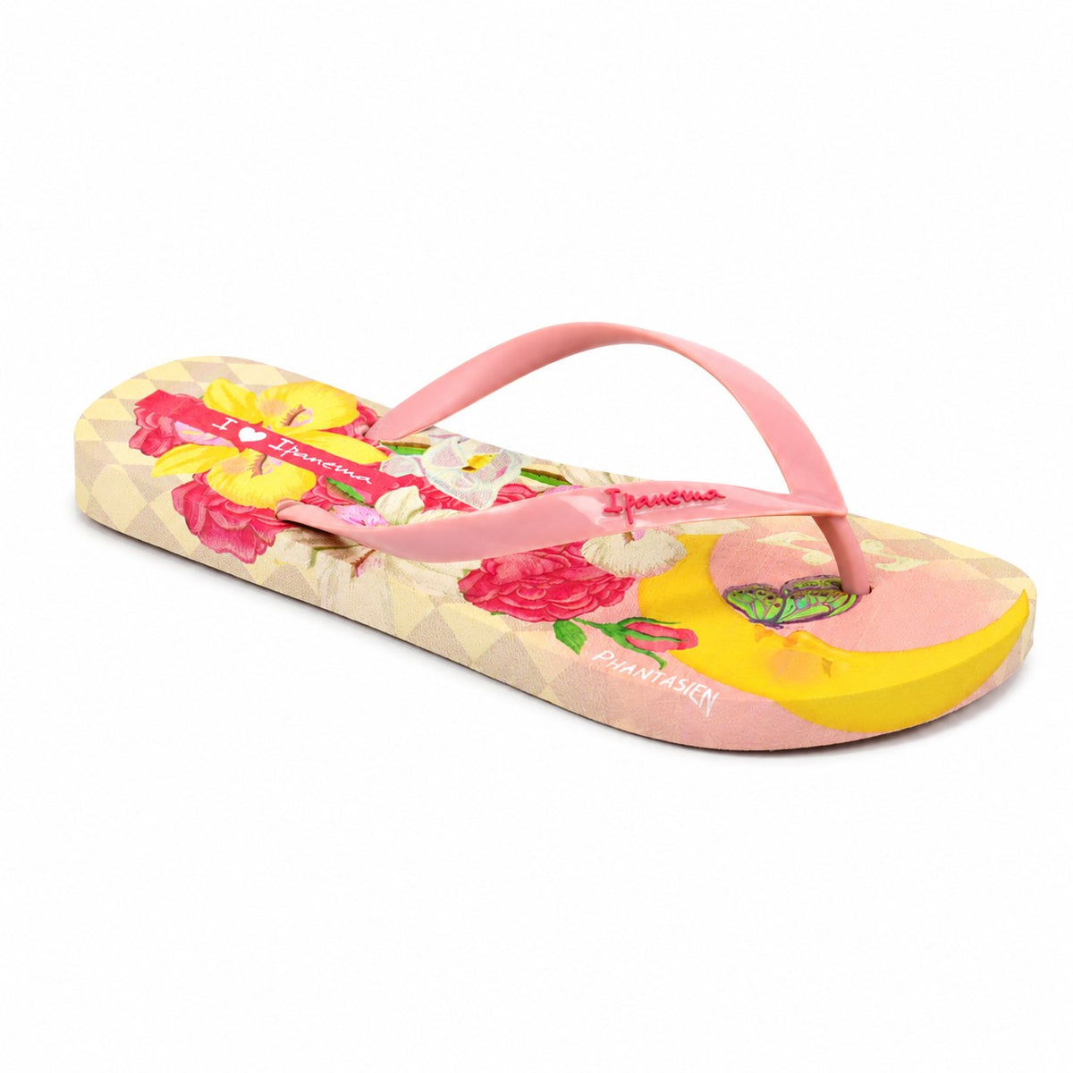 Ipanema Papuci dama GRAFFITI 83814 BN512 PINK/YELLOW ID5553-PKYEL