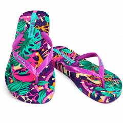 Ipanema Papuci dama GRAFFITI 83814 BO595 LILAC/GREEN/PINK ID5555-LIGRPK