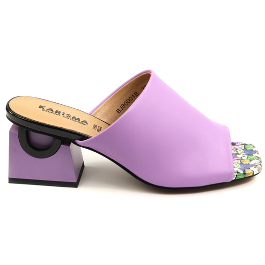 Karisma Papuci dama piele naturala V1BJ80001B 53 N LILAC LILAC lila ID5561-LIL