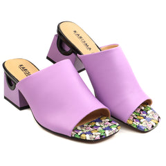 Karisma Papuci dama piele naturala V1BJ80001B 53 N LILAC LILAC lila ID5561-LIL