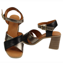 Anna Viotti Sandale dama piele naturala D58 3039 BLACK ID5563-BLK