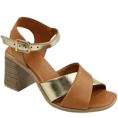 Anna Viotti Sandale dama piele naturala D58 3039 cognac ID5563-CGN