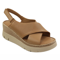 Anna Viotti Sandale dama piele naturala D56 712 capucino ID5564-CAP