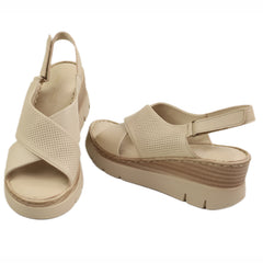 Anna Viotti Sandale dama piele naturala D56 712 crem ID5564-CRM
