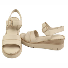 Anna Viotti Sandale dama piele naturala D56 1123 crem ID5566-CRM