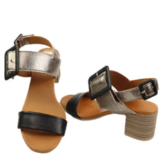 Anna Viotti Sandale dama piele naturala D58 3037 BLACK ID5567-BLK