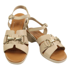 Anna Viotti Sandale dama piele naturala D42 1020 bej ID5568-BEJ