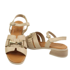 Anna Viotti Sandale dama piele naturala D42 1020 bej ID5568-BEJ