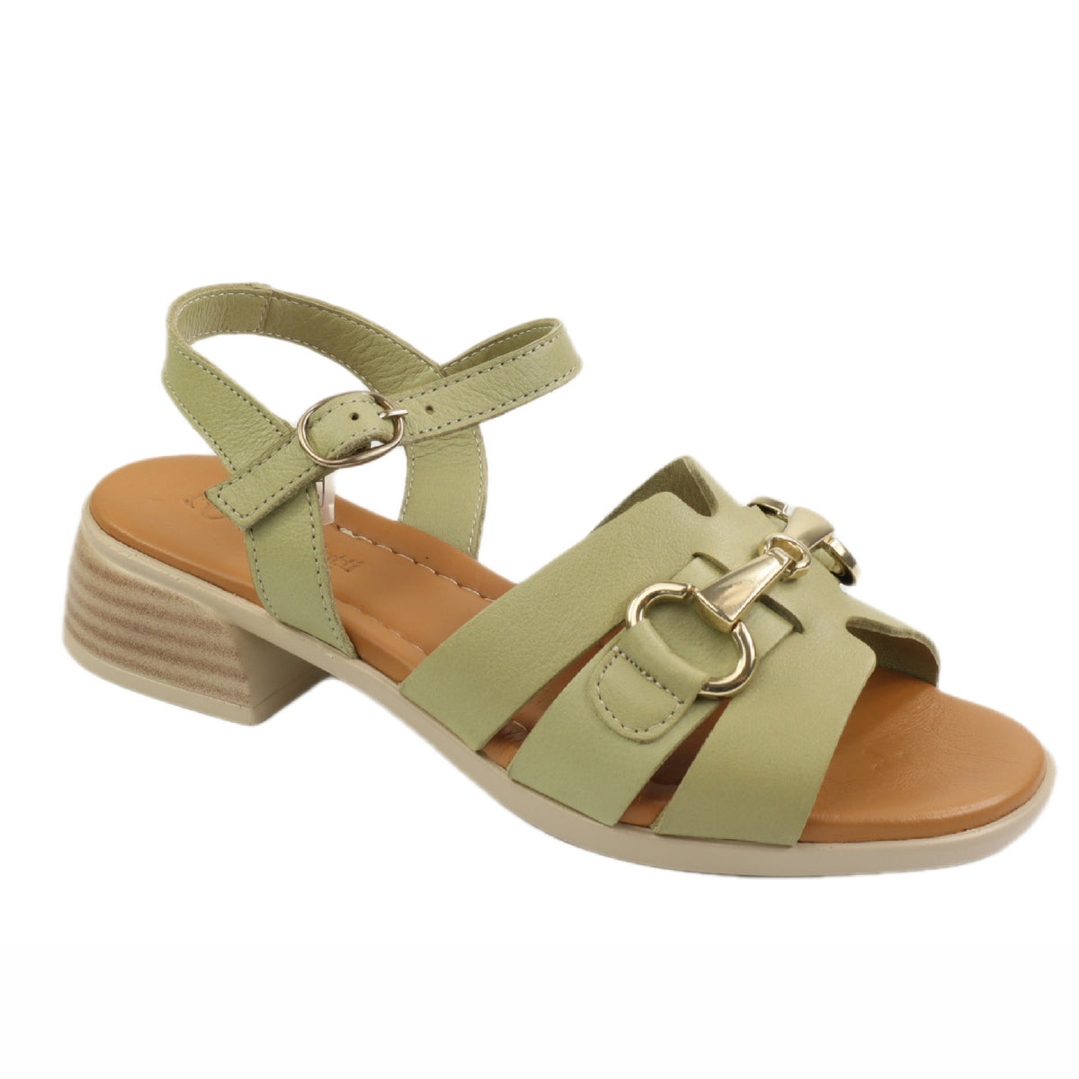 Anna Viotti Sandale dama piele naturala D42 1020 verde ID5568-VRD