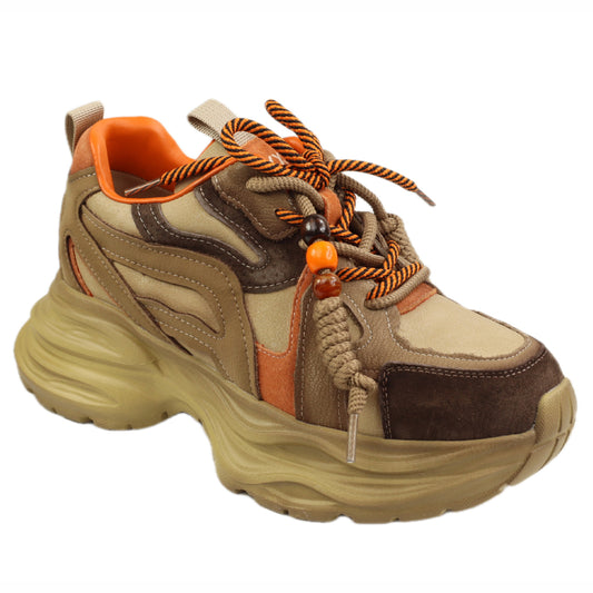 GRYXX Pantofi dama piele naturala 3OD8663A 04 N camel ID5577-CML