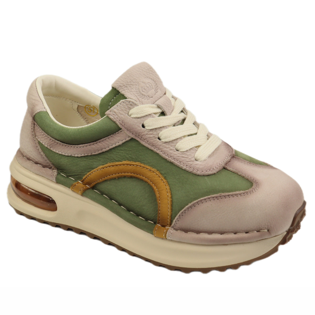 Franco Gerardo Pantofi dama piele naturala 5306 1 GREEN ID5583-GRN